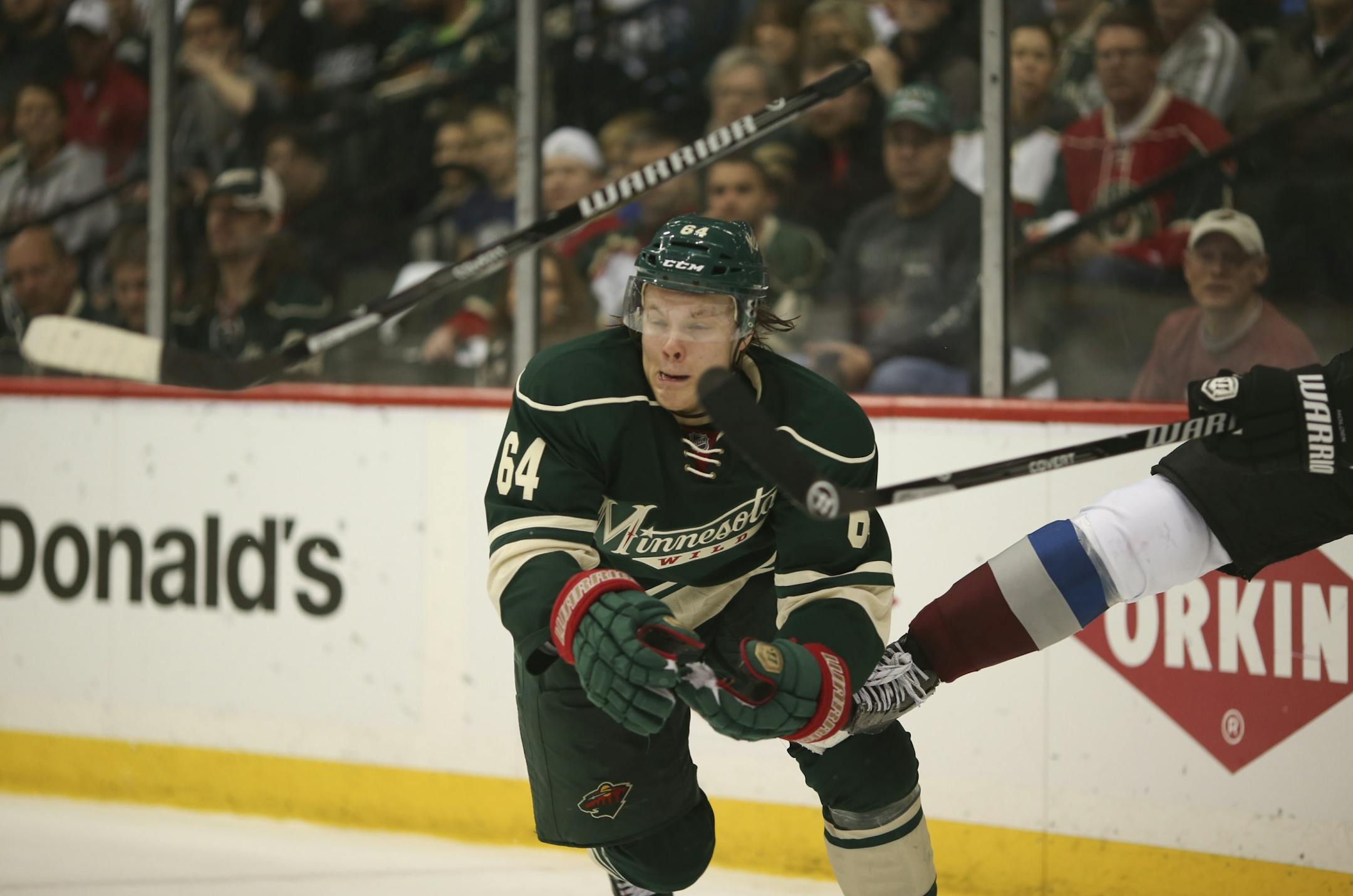 Minnesota Wild center Mikael Granlund (64)