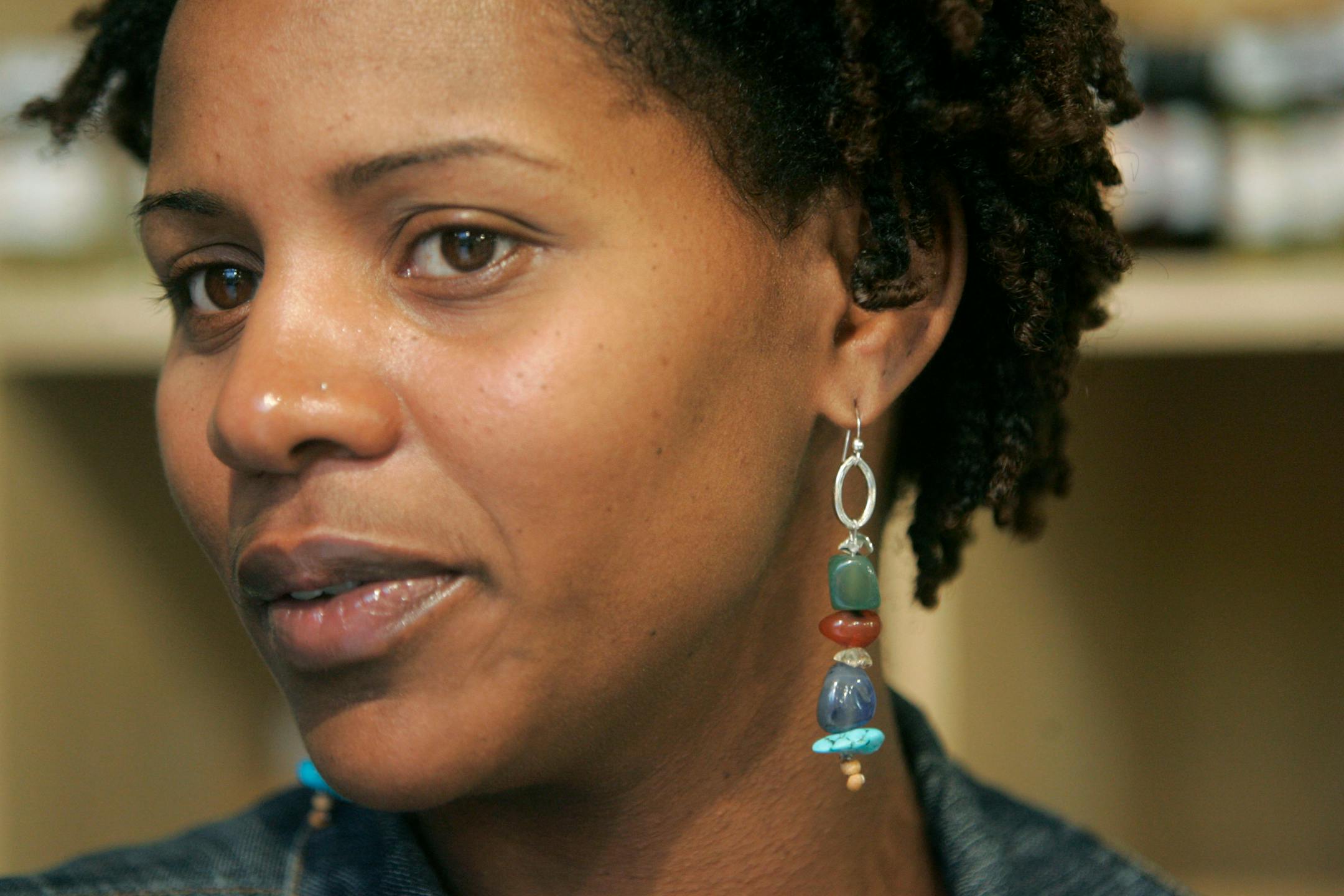 Maisah Henry said she cried all night after listening to Obama deliver his speech Tuesday evening. She said that this was a momentus occacsion and the for her it was important that her eight year old son, Amen Henry, was able to see it.