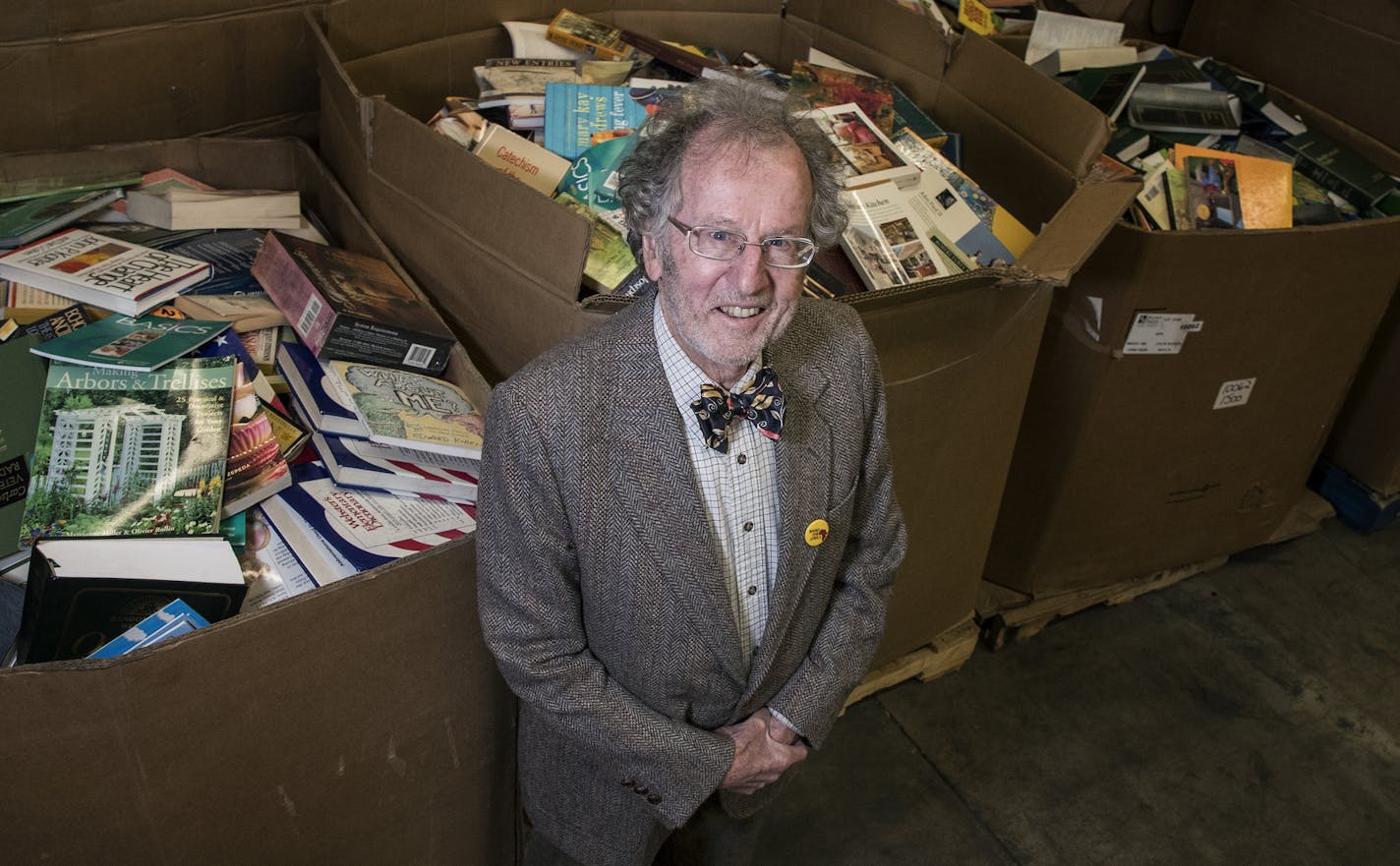 Tom Warth founded Books for Africa 30 years ago after witnessing firsthand the "book famine" on the continent, coupled with the fact that "no one ever wants to throw away a book."