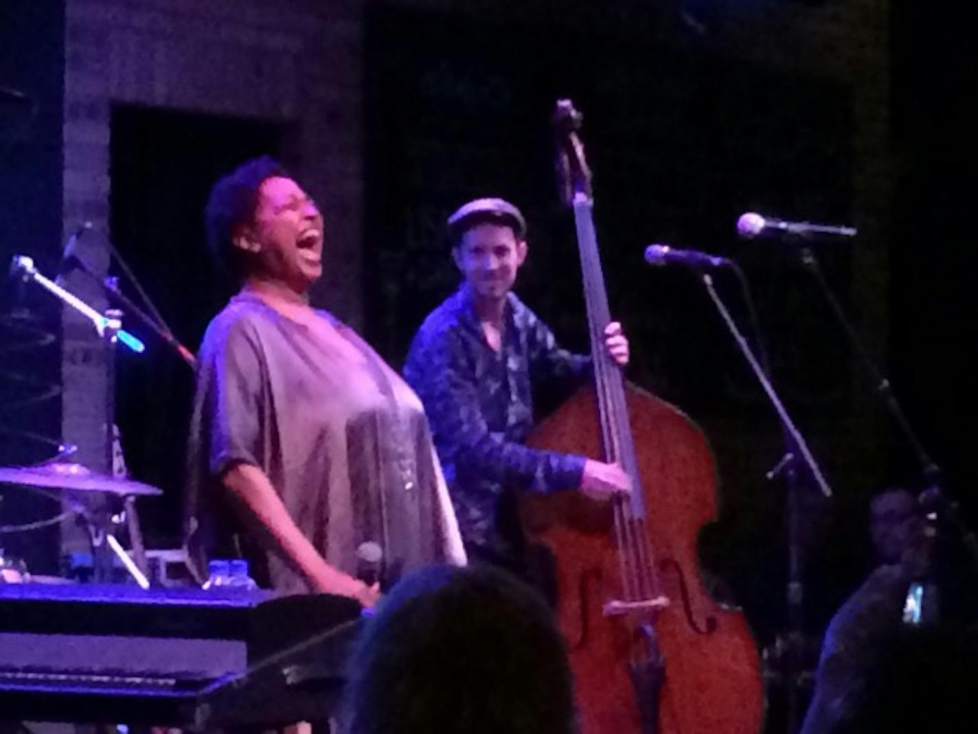 Lisa Fischer and Aidan Carroll at the Dakota