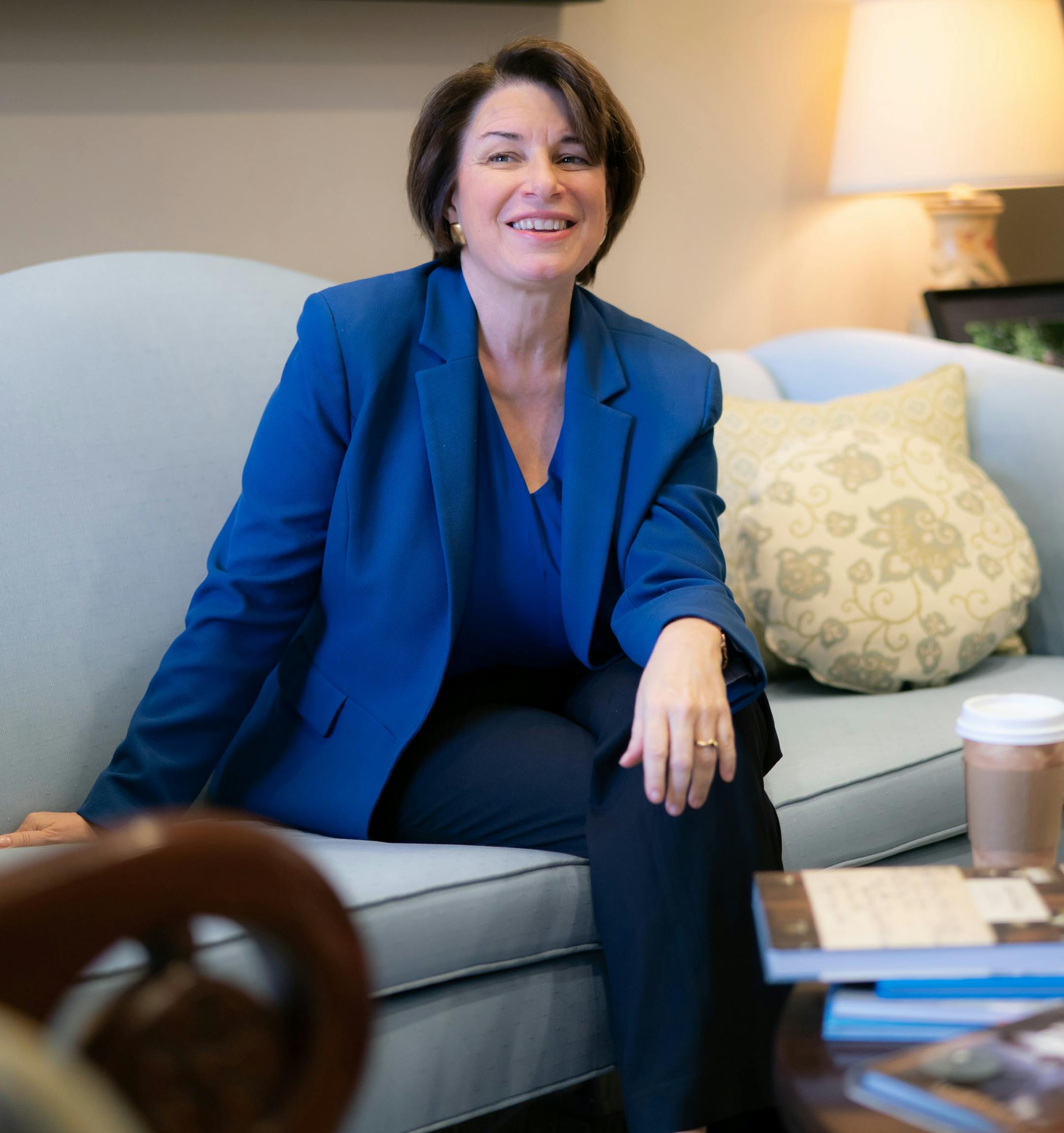 Sen. Amy Klobuchar told the Star Tribune on Tuesday that she's "close to a decision" on whether to run for the Democratic presidential nomination in 2020. ] GLEN STUBBE • glen.stubbe@startribune.com Wednesday, January 2, 2019