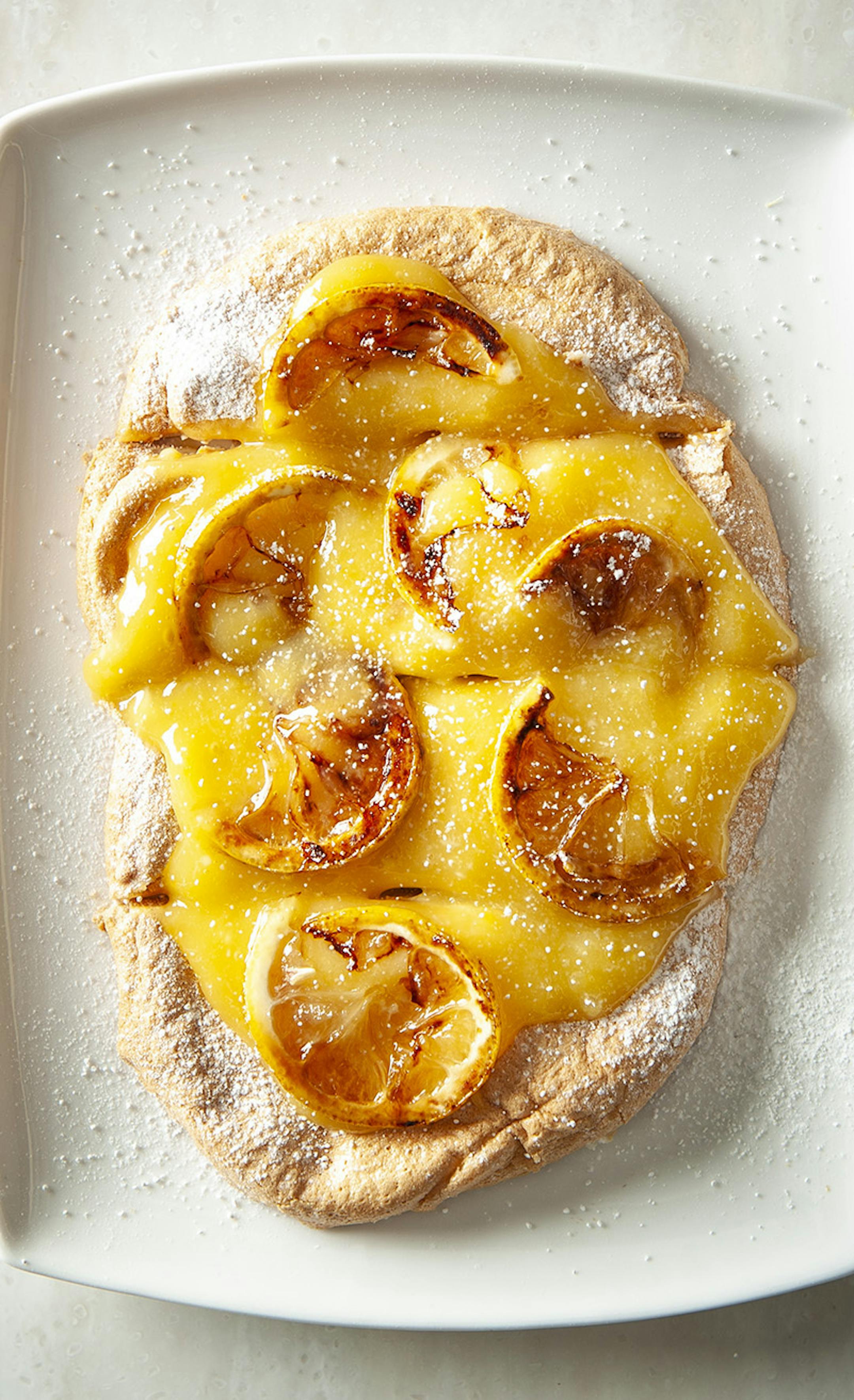 Pavlova Meringue with Lemon Curd. Photo by Mette Nielsen * Special to the Star Tribune