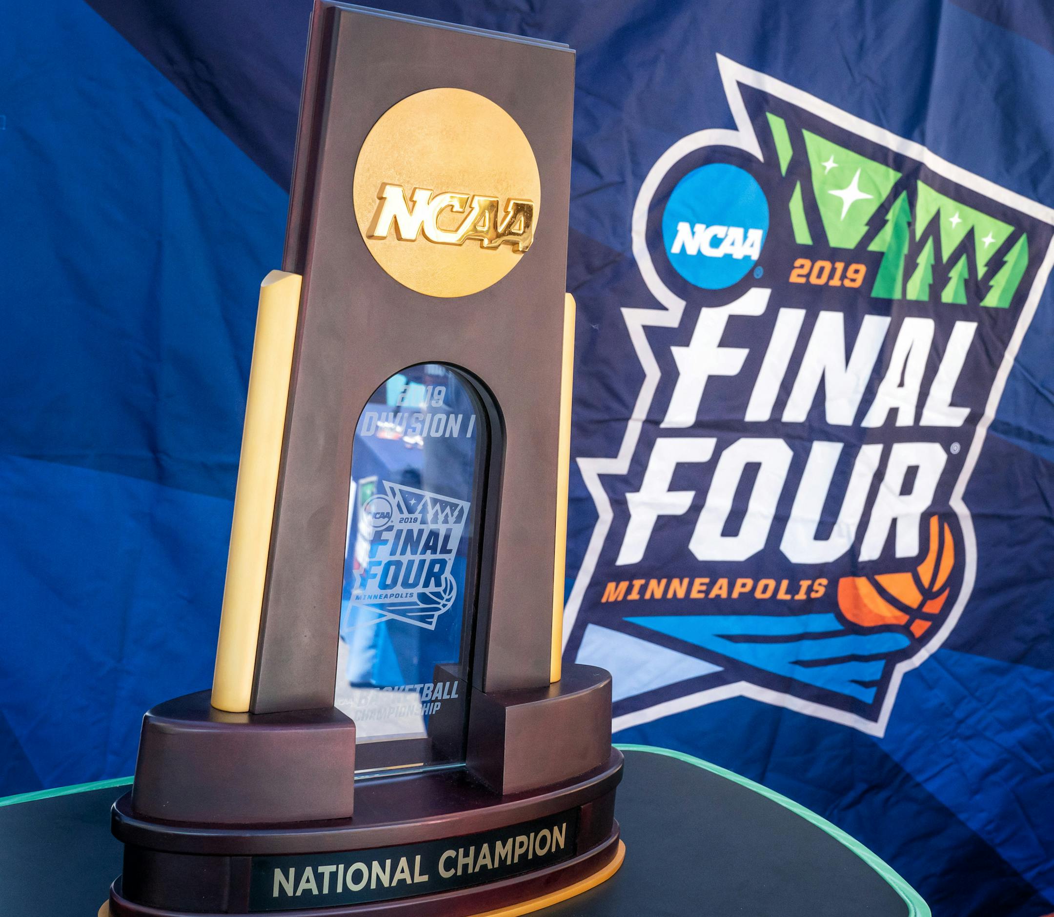 Fans will able to have their photos taken with an NCAA trophy. ] GLEN STUBBE &#x2022; glen.stubbe@startribune.com Thursday, June 7, 2018 Starting in June the NCAA Fan Jam will travel the state to drive awareness of the 2019 Final Four. It will make stops at the Special Olympics, Minnesota State Fair, Pride Fest and many other events.