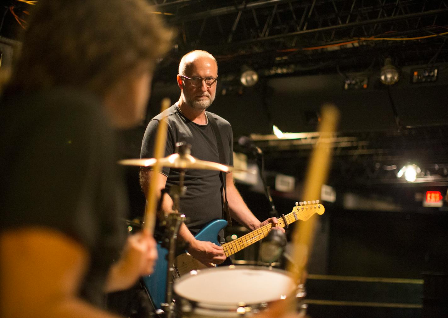 Bob Mould glanced at drummer Jon Wurster during a rehearsal Sunday afternoon before his show later that night in the 7th St. Entry. ] JEFF WHEELER â€¢ jeff.wheeler@startribune.com Bob Mould squeezed in a surprise show Sunday night, August 31, 2014 at the 7th St. Entry while in town to play the State Fair this weekend.