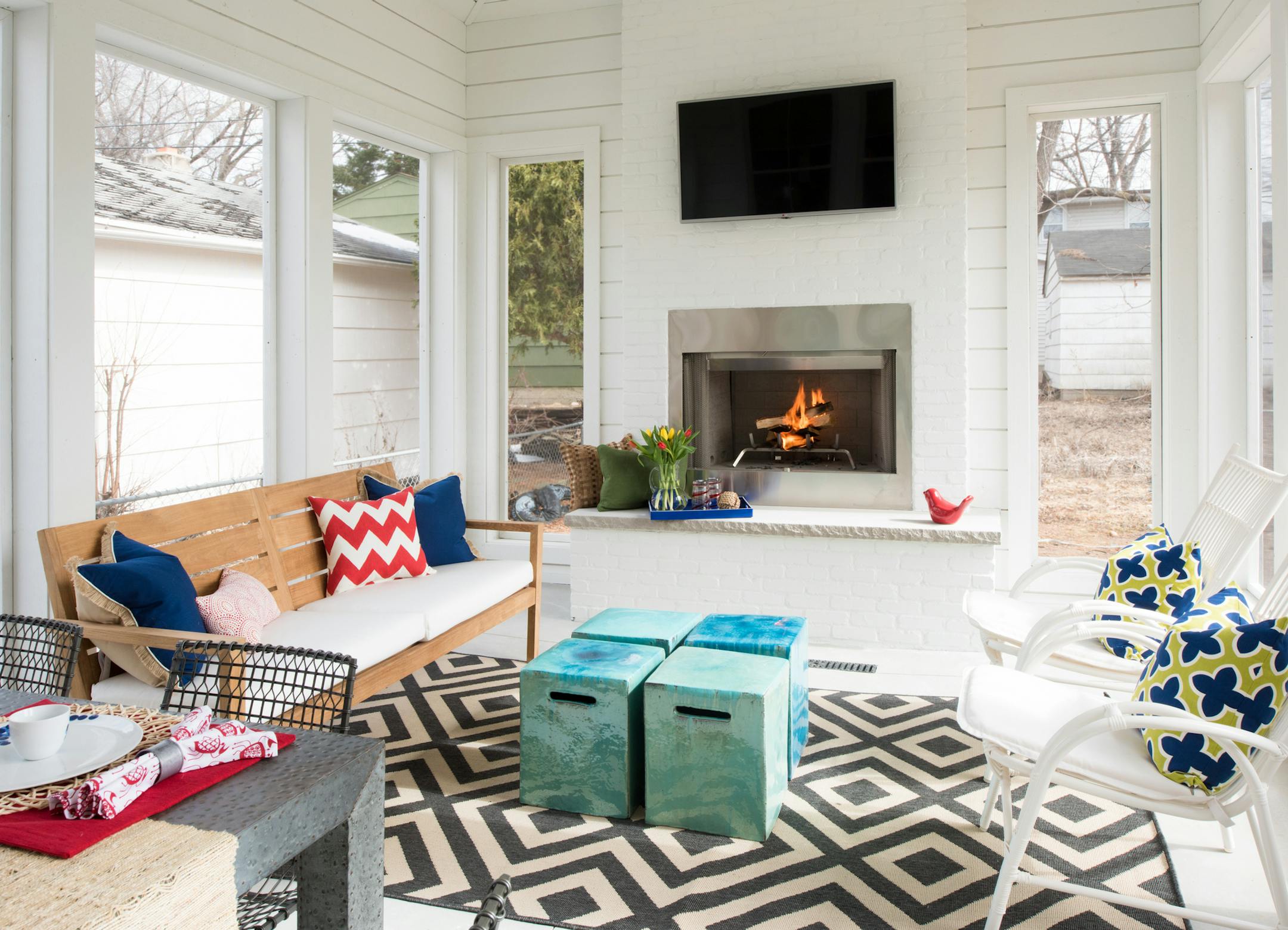 Parade of Homes - Three-season porch in $1.25 million Edina home by REFINED Custom Homes. Provided