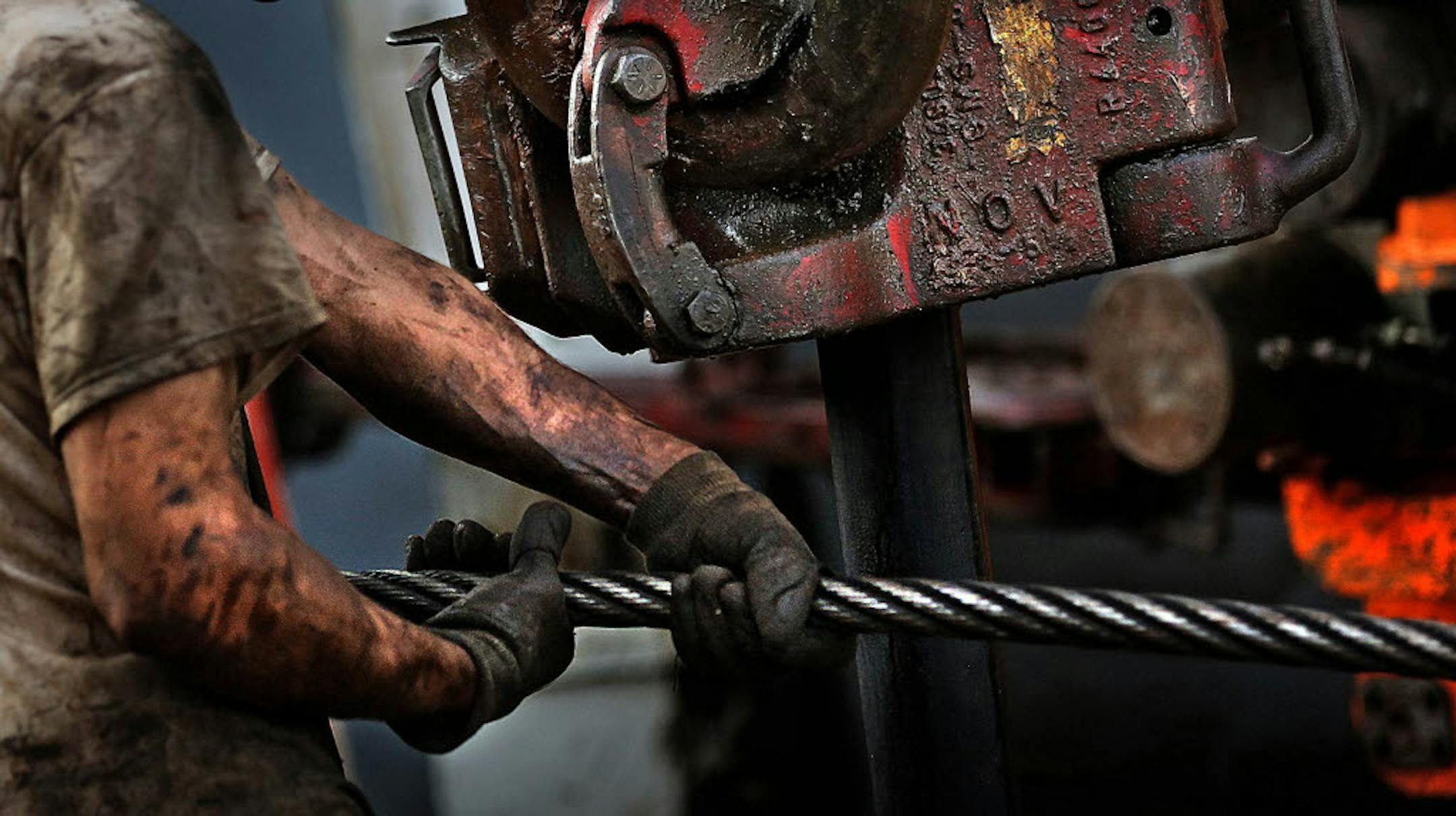 Oil production is up a bit in North Dakota. (JIM GEHRZ/Star Tribune file photo)