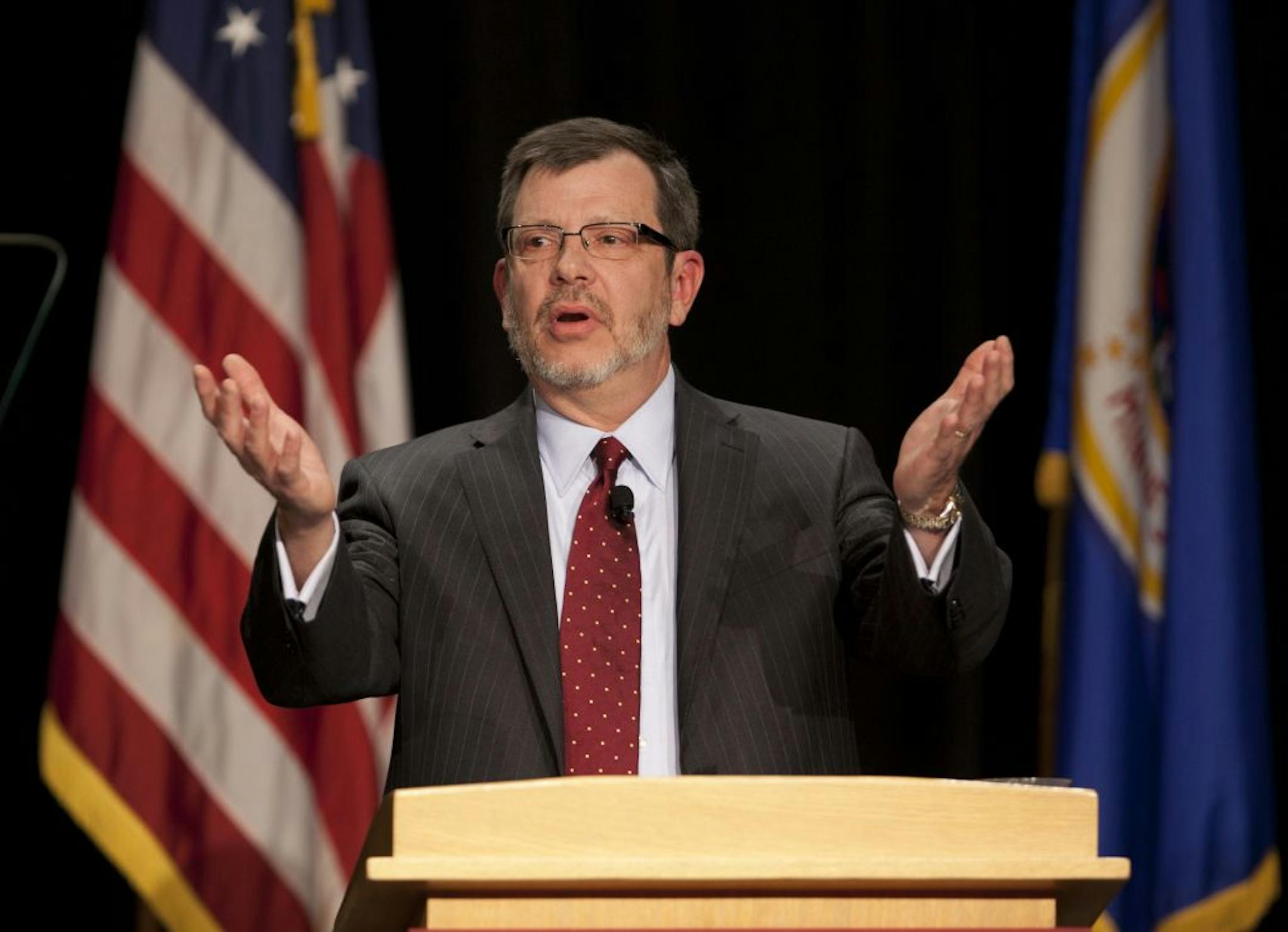 Among first-year President Eric Kaler's goals is ridding the University of Minnesota of "extremely stupid procedures."