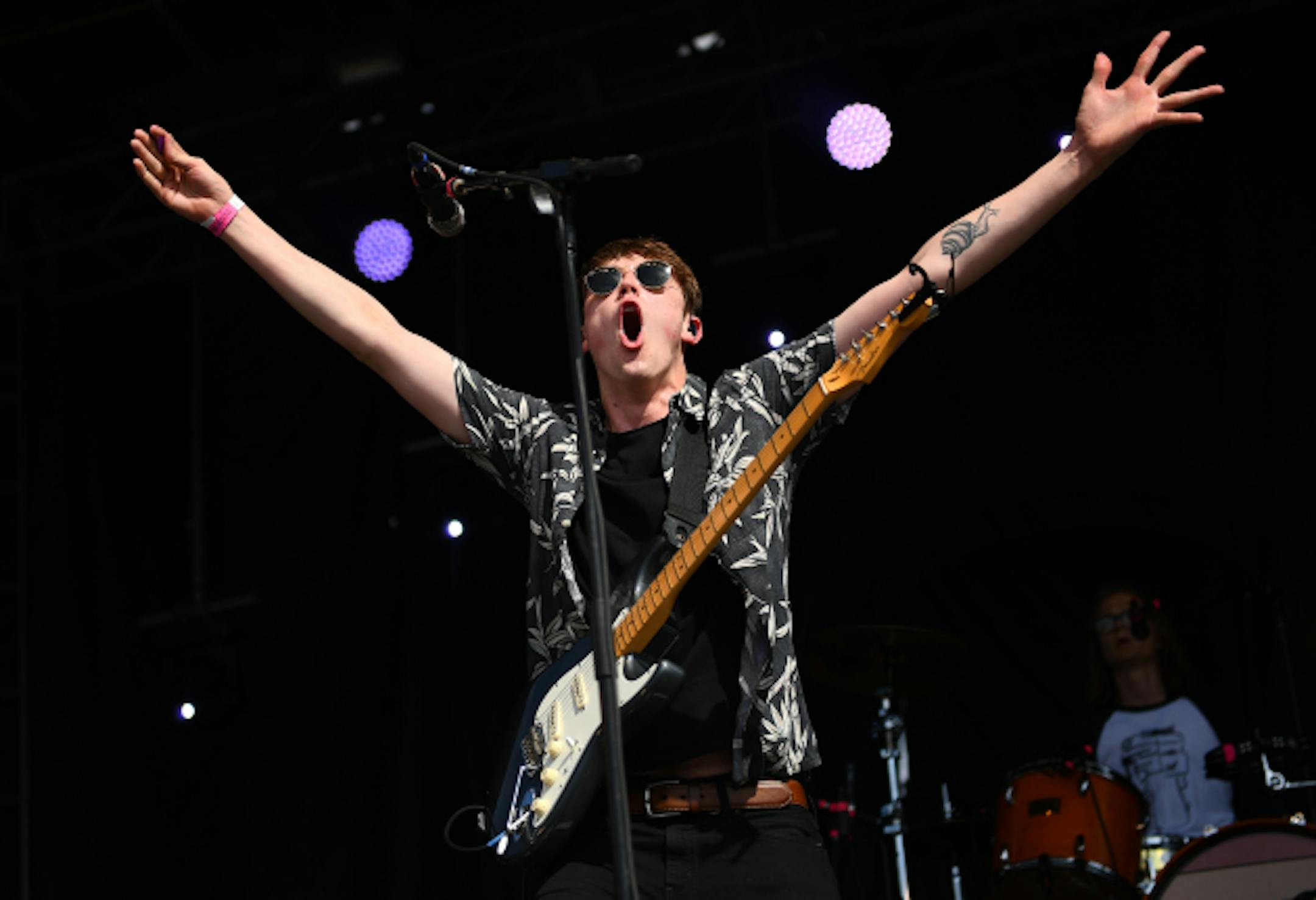 Jake Luppen of Hippo Campus was pumped to debut some new songs at Rock the Garden in June. / Aaron Lavinsky, Star Tribune