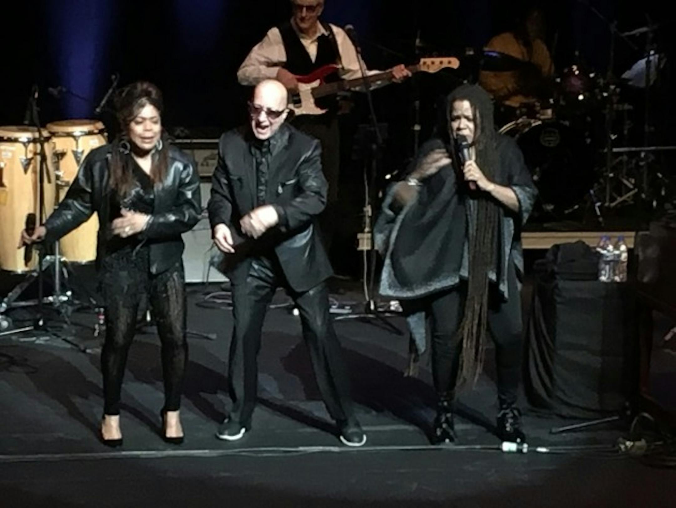 Valerie Simpson, Paul Shaffer & Felicia Collins strut their stuff