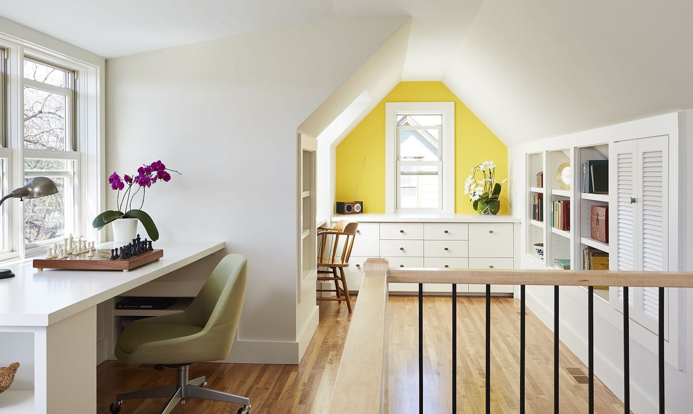 Attic conversion by Christopher Strom Architects. Credit Alyssa Lee Photography