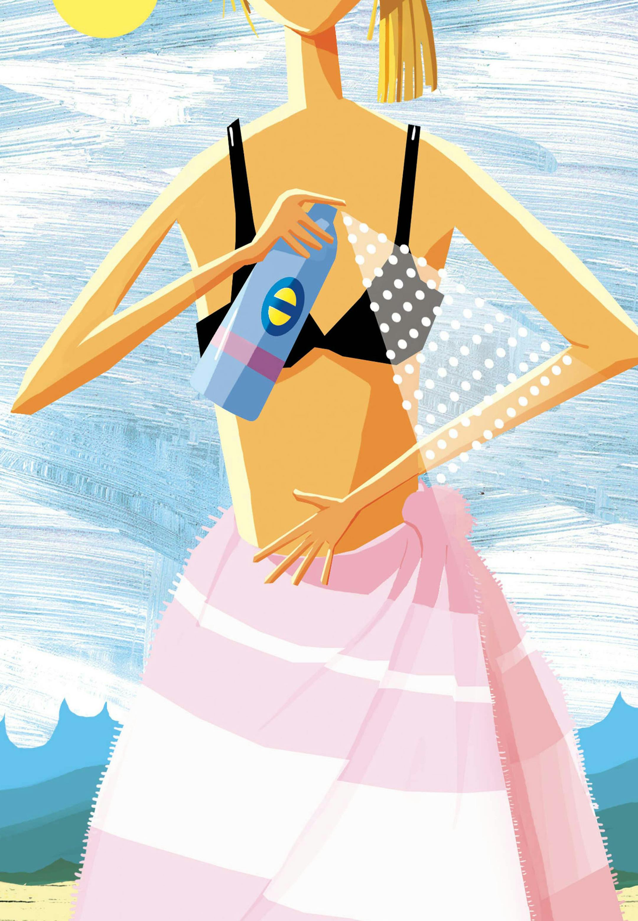 In a study published in November in the journal Cancer Research, scientists found that nanoparticles of titanium dioxide caused genetic damage in mice that typically raises the risk of cancer. But the researchers said the nanoparticles cannot go through skin, so they recommended lotion sunscreens rather than spray-ons, which can be inhaled. (Mark Hoffer/Fort Worth Star-Telegram/MCT)