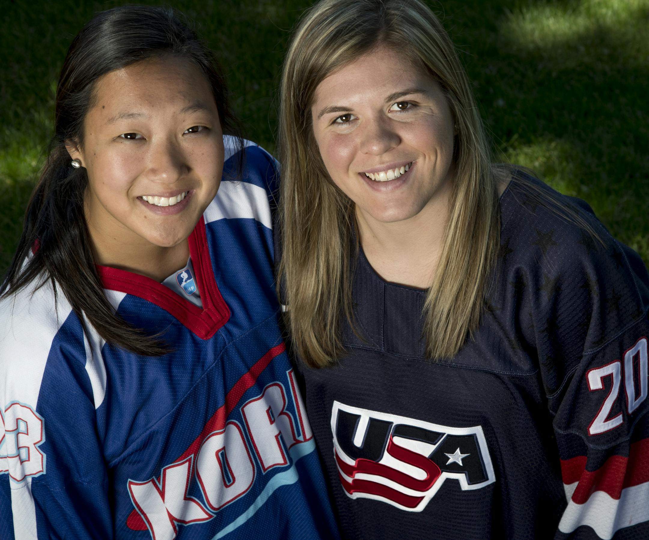 Sisters Marissa and Hannah Brandt. Marissa was born in South Korea and is a member of its women's Olympic hockey team. Hannah plays for the US team. ] CARLOS GONZALEZ ï cgonzalez@startribune.com - June 21, 2017, Vadnais Heights, MN, Hannah Brandt and her sister, Marissa, Marissa Brandt was born in South Korea and is a member of its women's Olympic hockey team. So she will get to play at the Olympics for the home team in her birth country, while Hannah plays for the US.