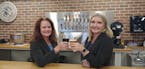 South x Southeast Minnesota Brewing Co. opened last year in Pine Island and is already expanding under owners Ann Fahy-Gust, left, and Tessa Leung.