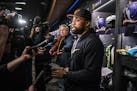 Defensive end Everson Griffen and his Vikings teammates cleaned out their lockers on Sunday at TCO Performance Center in Eagan.