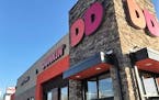 The new Dunkin' location in Richfield is the first in the Twin Cities with the restaurant chain's new stripped-down identity and dressed-up layout.
