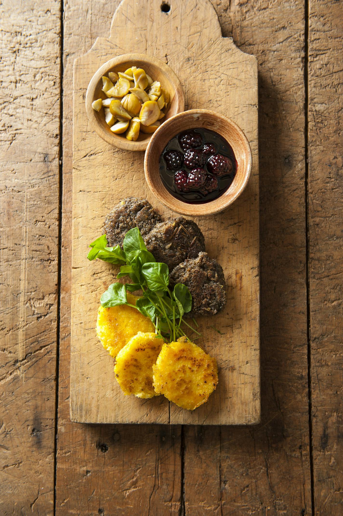 Photo credit: Mette Nielsen
Wild rice cakes from Sean Sherman, chef and author of "The Sioux Chef's Indigenous Kitchen."