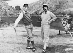Donald Sutherland and Elliott Gould in the Robert Altman film "M*A*S*H."