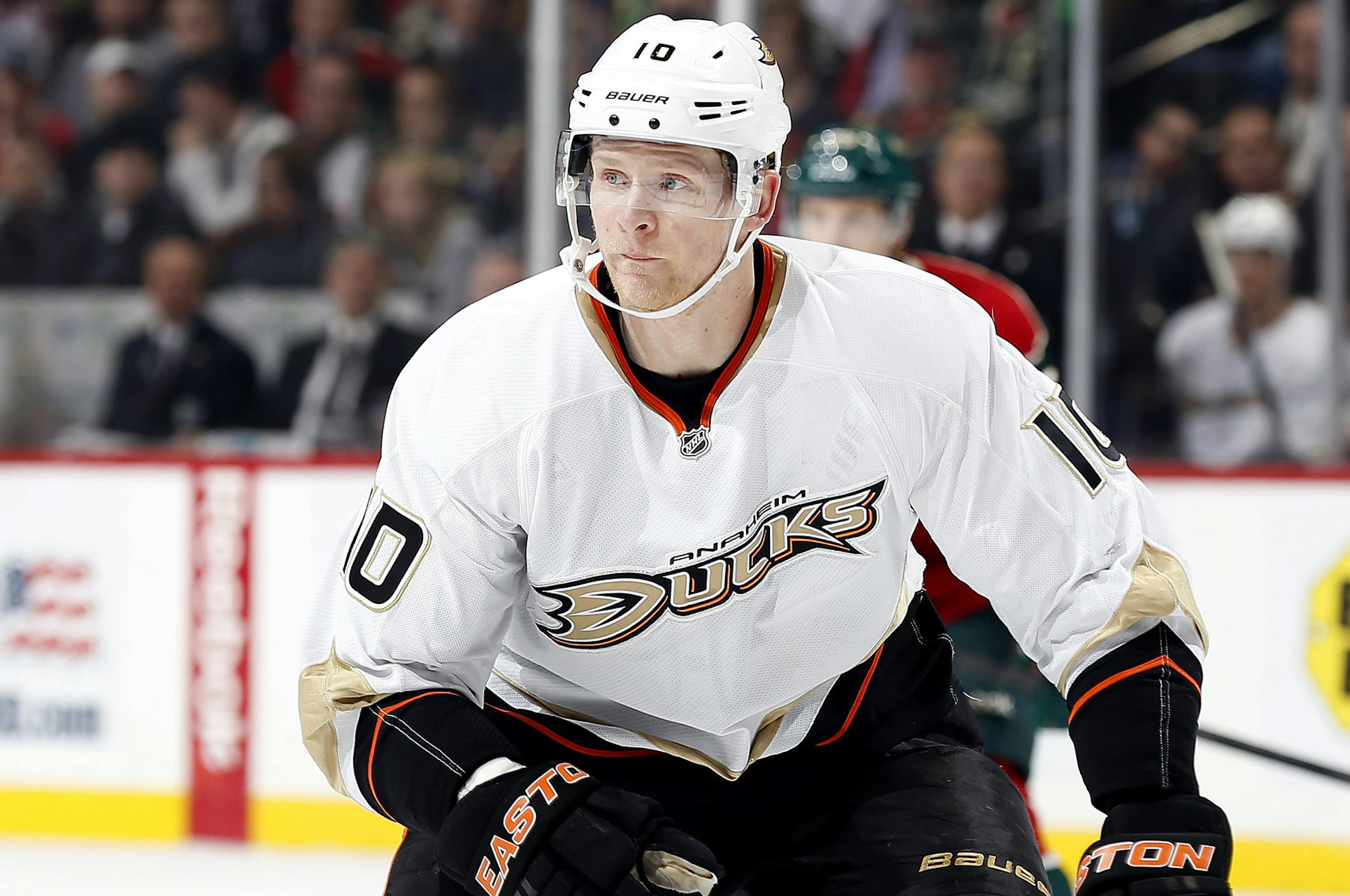 (For File not for Gallery) Corey Perry (10) of the Anaheim Ducks. ] CARLOS GONZALEZ cgonzalez@startribune.com - March 12, 2013, St. Paul, Minn., Xcel Energy Center, NHL, Minnesota Wild vs. Anaheim Ducks ORG XMIT: MIN1303122221380885