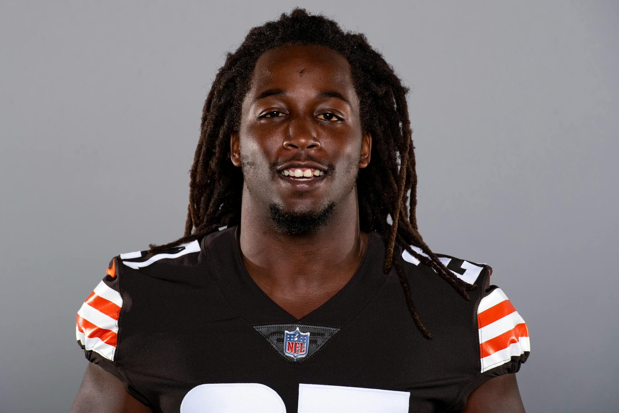 This is a 2020 photo of Kareem Hunt of the Cleveland Browns NFL football team. This image reflects the Cleveland Browns active roster as of Saturday, Aug. 1, 2020 when this image was taken. (AP Photo)