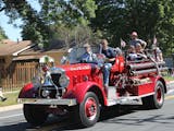 The annual firetruck parade at the Burnsville Fire Muster is said to be the largest in the Upper MIdwest. Provided photo