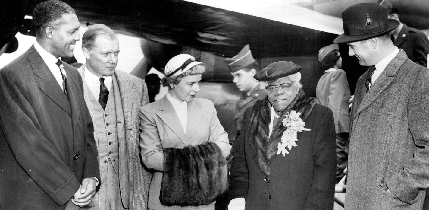 Mary McLeod Bethune visited the Twin Cities in 1953.