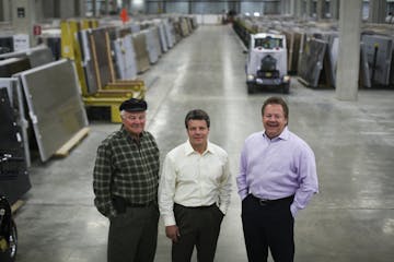 From the left; Mark Davis, chairman of Davis Family Holdings, Mitch Davis, managing partner, and Marty Davis, Present CEO were photographed at the Cam