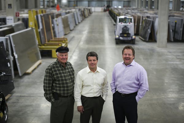 From the left; Mark Davis, chairman of Davis Family Holdings, Mitch Davis, managing partner, and Marty Davis, Present CEO were photographed at the Cam