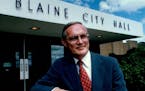 After overseeing construction of the Metrodome, Don Poss became Blaine city manager in 1988.