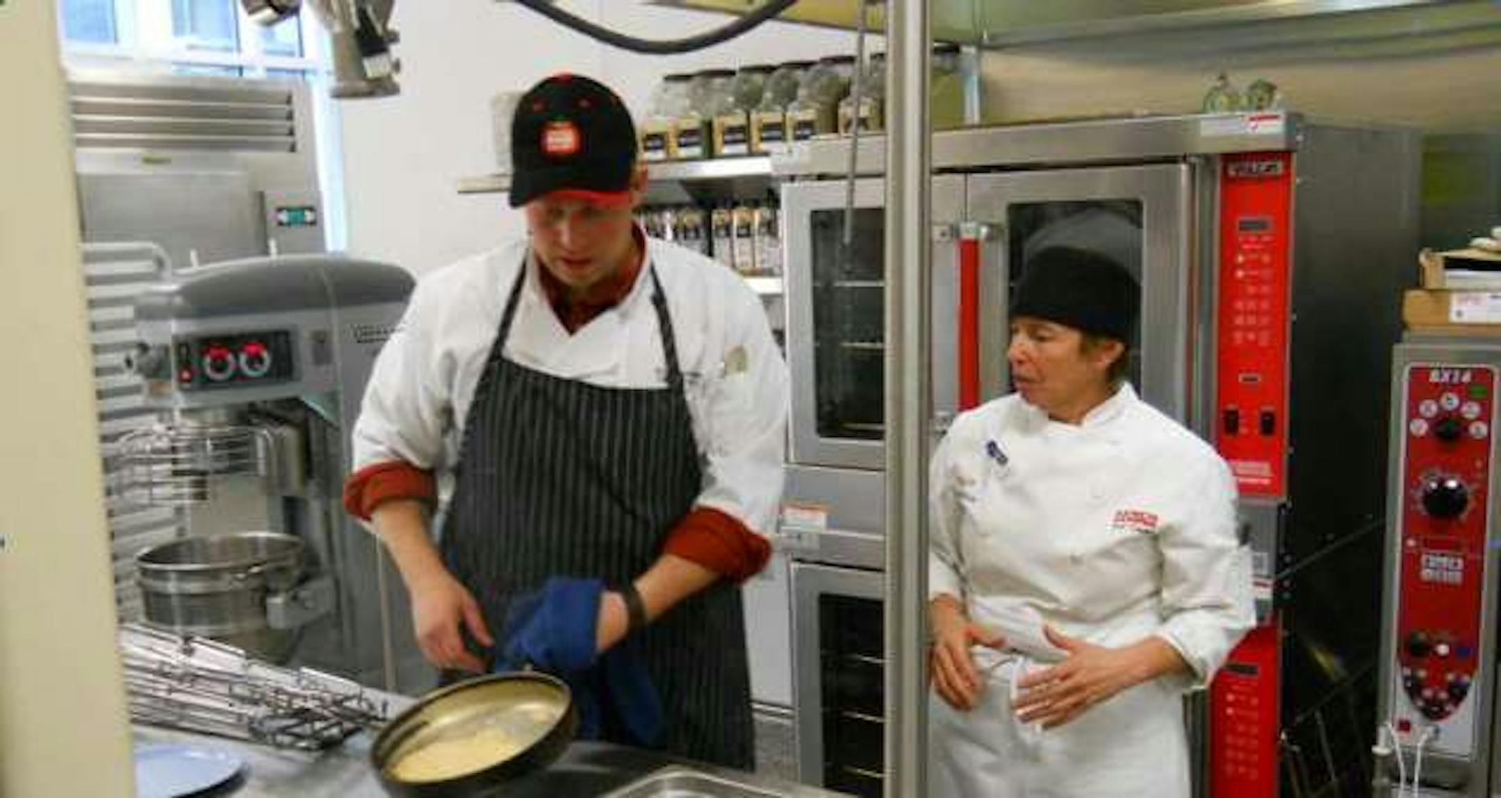 Scott Pampuch with Ann Cooper. Provided by Ovation.