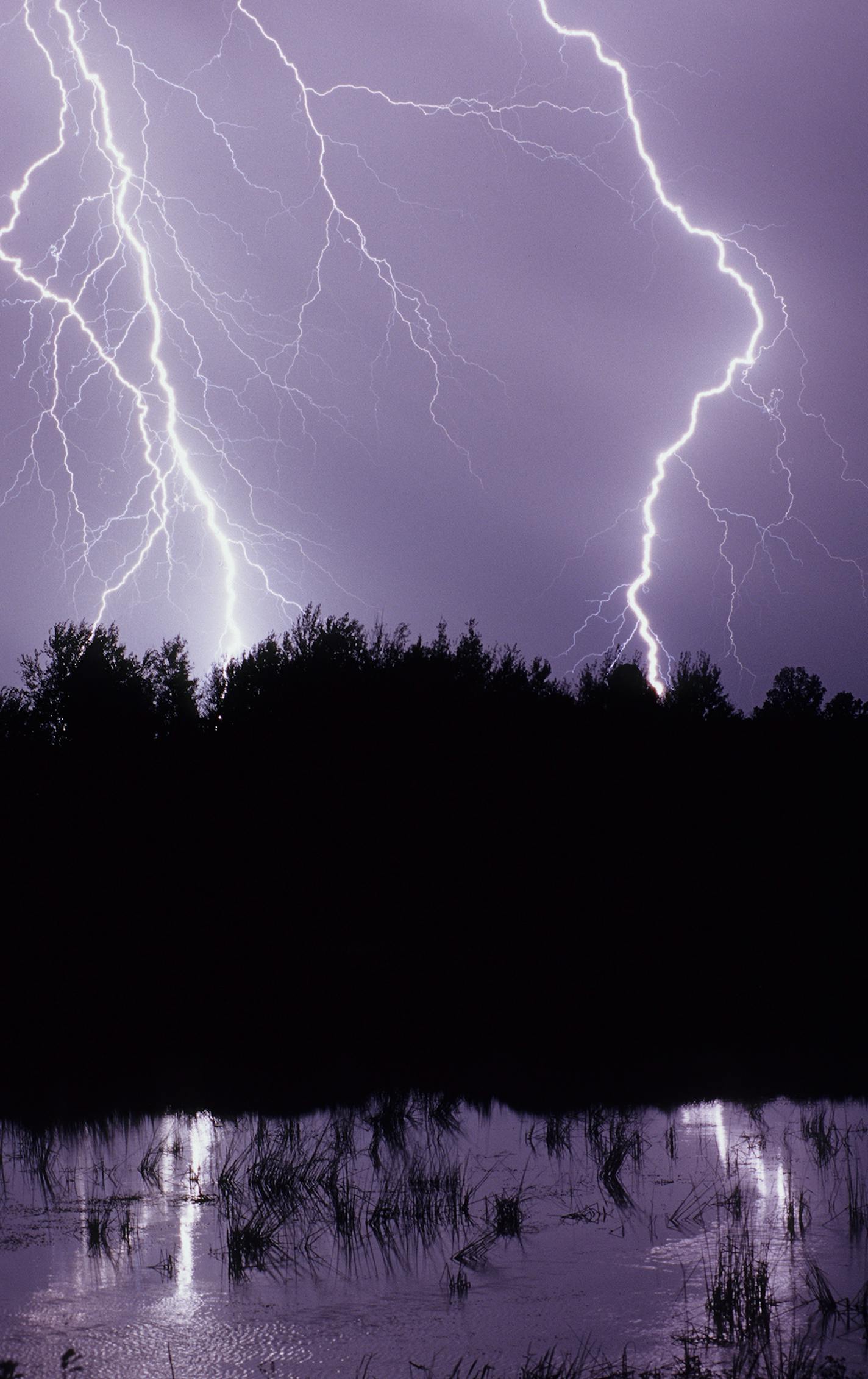 Beautiful but deadly, cloud-to-ground lightning kills an average of 100 people each year in the United States. Outdoors lovers should take precautions when storms are in the area.