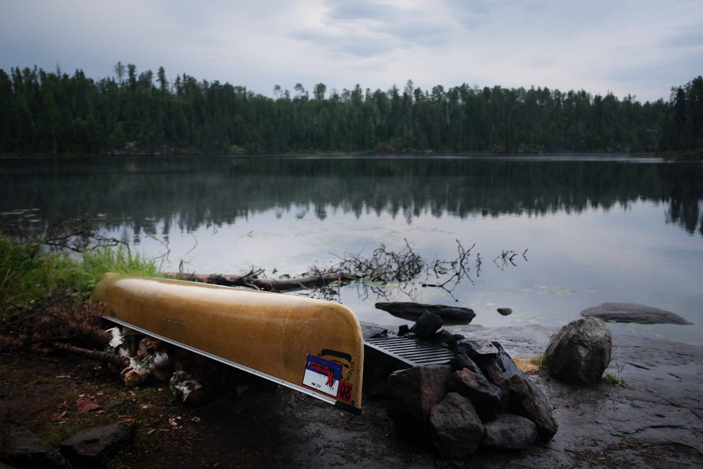 Fire Lake in the Boundary Waters Canoe Area Wilderness. The Obama administration took steps to withdraw the 234,000 acres of federal land from mining for up to 20 years, but the Trump administration reversed that decision last year.