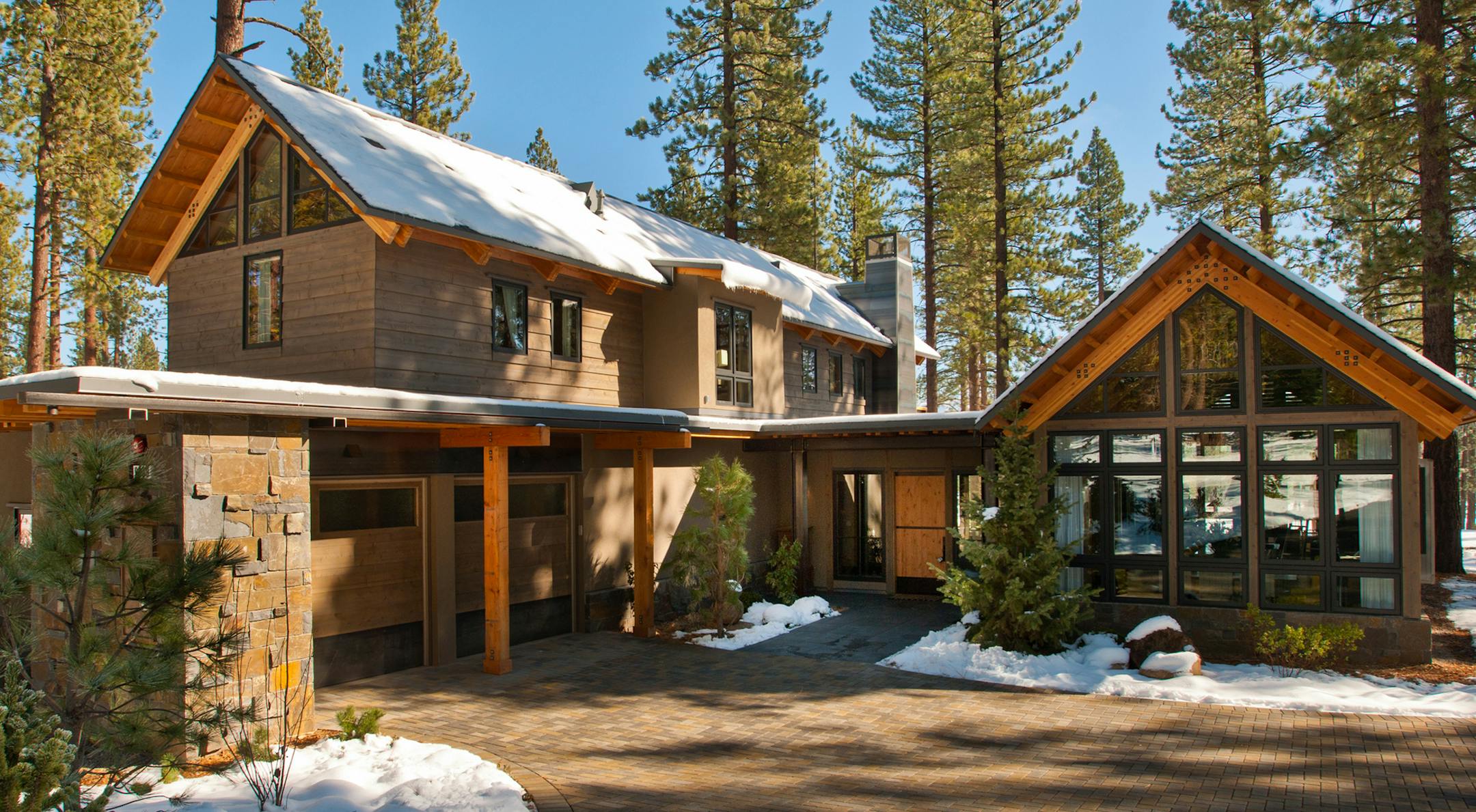 Front yard of the HGTV Dream Home 2014, a vacation getaway located in Truckee, Calif., minutes away from Lake Tahoe. Credit Eric Perry