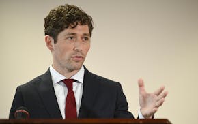 Minneapolis Mayor Jacob Frey was joined by Minneapolis police chief Medaria Arradondo and mayors from around the metro Thursday as they called for new
