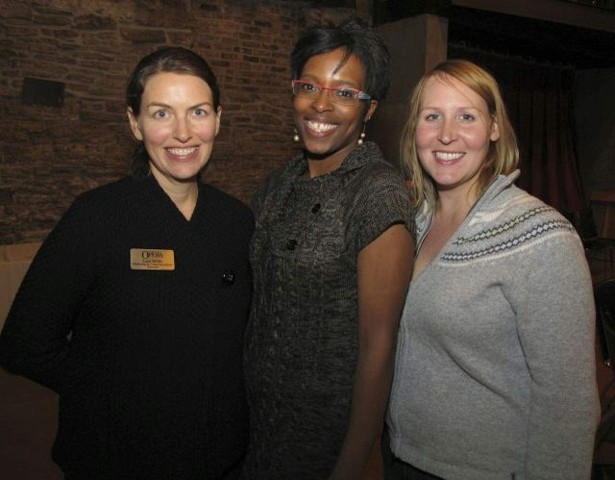 Lani Willis, Nadege Souvenir and Laura Whisney.