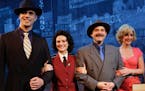 "Guys and Dolls" at Old Log stars Eric Sargent, Grace Chermak, Charlie Clark and Kym Chambers Otto
credit: Old Log Theatre