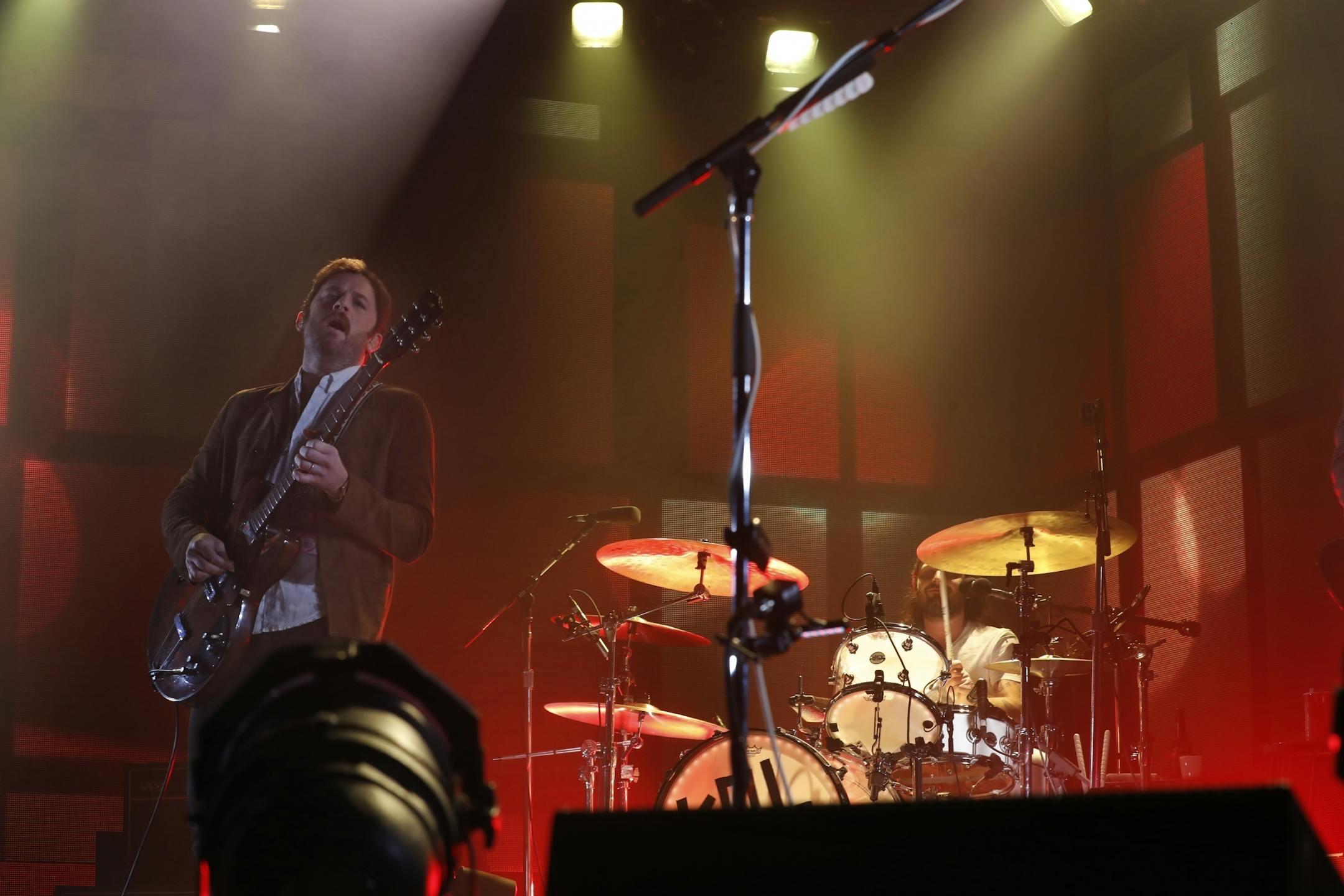 The Kings of Leon took over the Xcel Energy Center as the main attraction for the night.