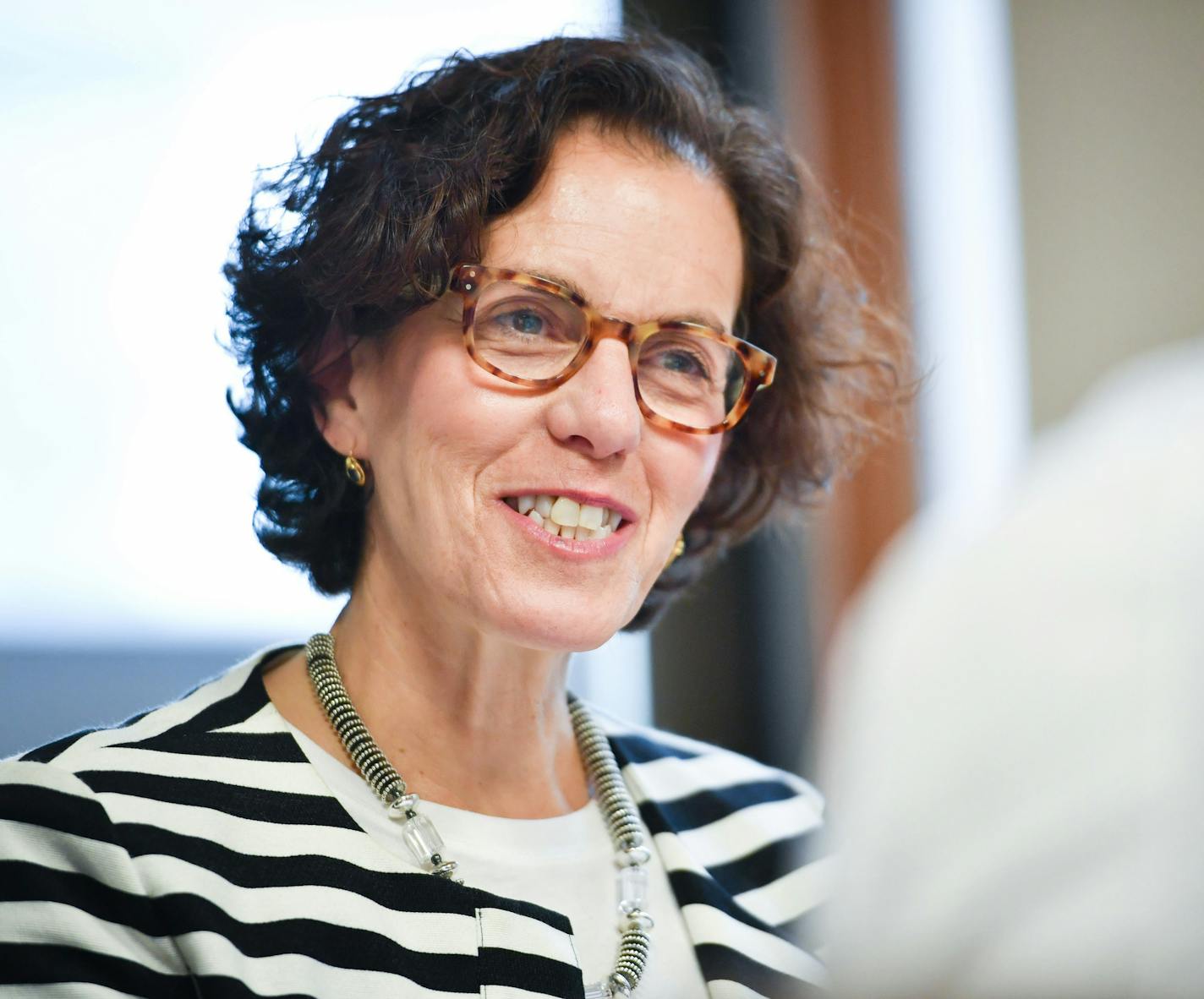 Minneapolis City Attorney Susan Segal met with Deputy Chief Medaria Arrodondo about an alternative reform program they have been working on. ] GLEN STUBBE * gstubbe@startribune.com Thursday, September 22, 2016 Profile of Minneapolis City Attorney Susan Segal.