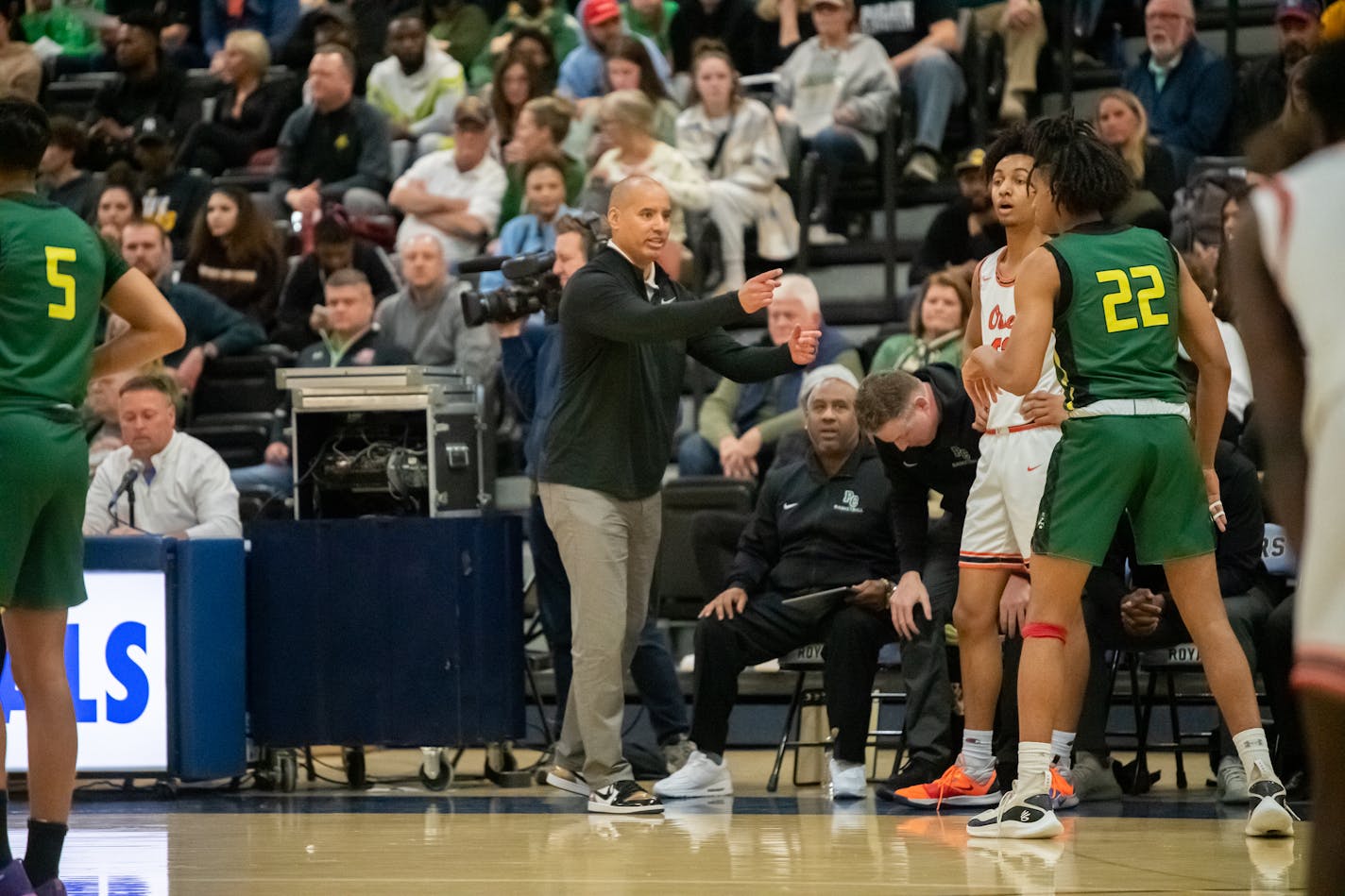 Class 4A, Section 5 Championship. Park Center vs Osseo. March 17, 2022. Photo by Earl J. Ebensteiner