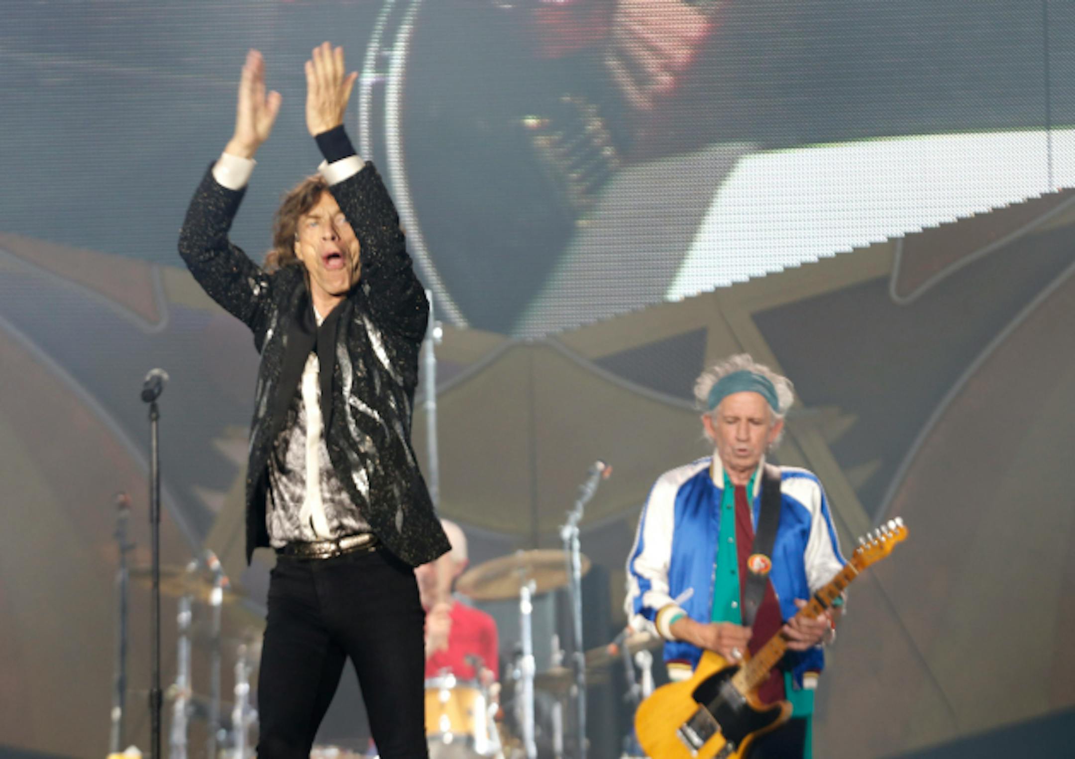 Mick Jagger and Keith Richards performed last May in Norway, part of their 50th anniversary tour itinerary. / AP Photo / Terje Bendiksby, NTB Scanpix