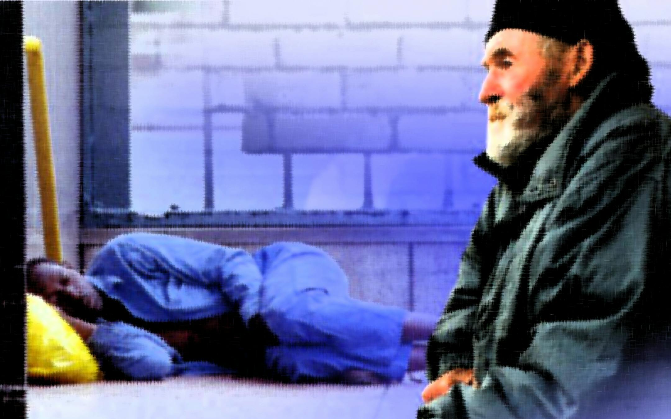 Graphic for use with stories about the homeless.