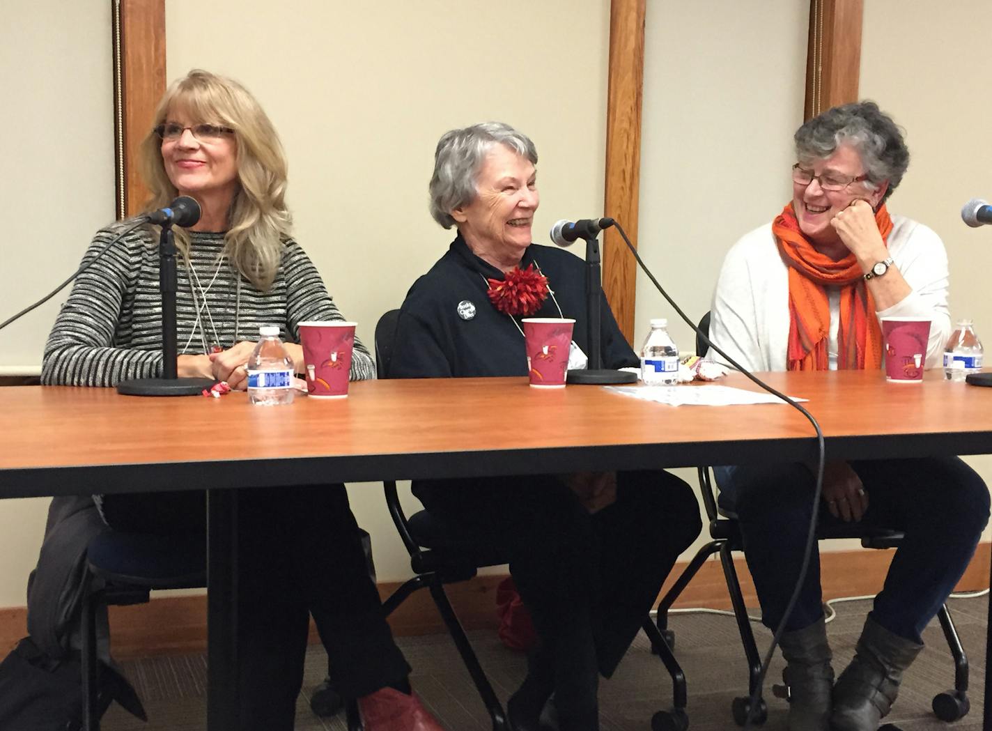 Lorna Landvik, Faith Sullivan and Judith Guest.