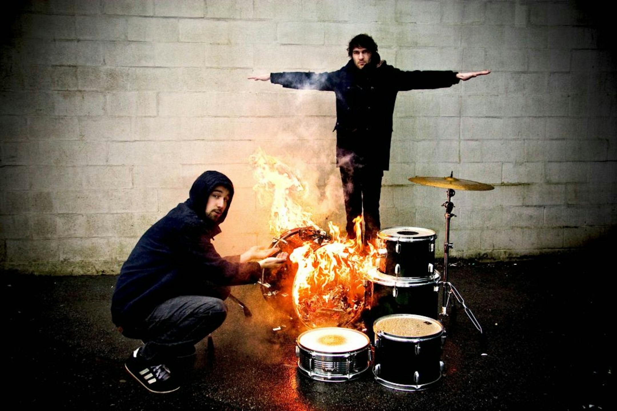 Japandroids L to R: David Prowse, Brian King Credit: Leigh Righton