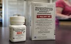 Packages of Dexamethasone are displayed in a pharmacy, Tuesday, June 16, 2020, in Omaha, Neb. Researchers in England said Tuesday they have the first 