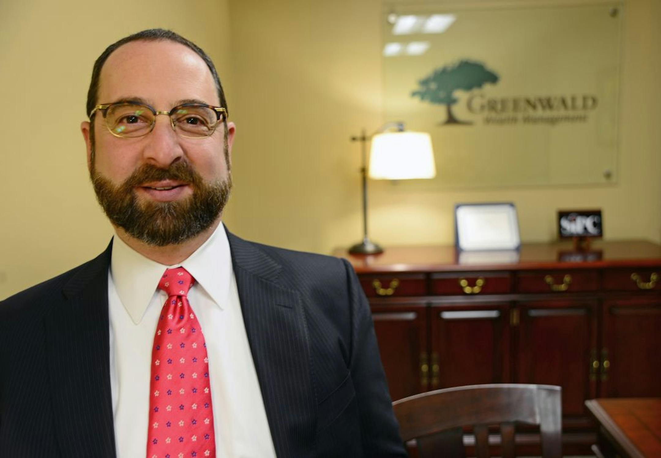 Joel Greenwald MD, CFP. a doctor turned financial advisor. Greenwald is a former physician who left the medical field and decided to become a finacial advisor serving doctors and dentists. Greenwald Wealth Management is located in St Louis Park.