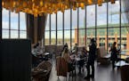 Grab a drink or a dinner at Taverne in the Sky, located on the fourth floor of Lodge Kohler, with views of Lambeau Field in Green Bay, Wis.