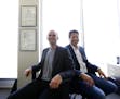 Stephen Rischall, left, and Matt Stadelman co-founded 1080 Financial Group, a small Sherman Oaks, Calif., firm that promises to act in the best intere