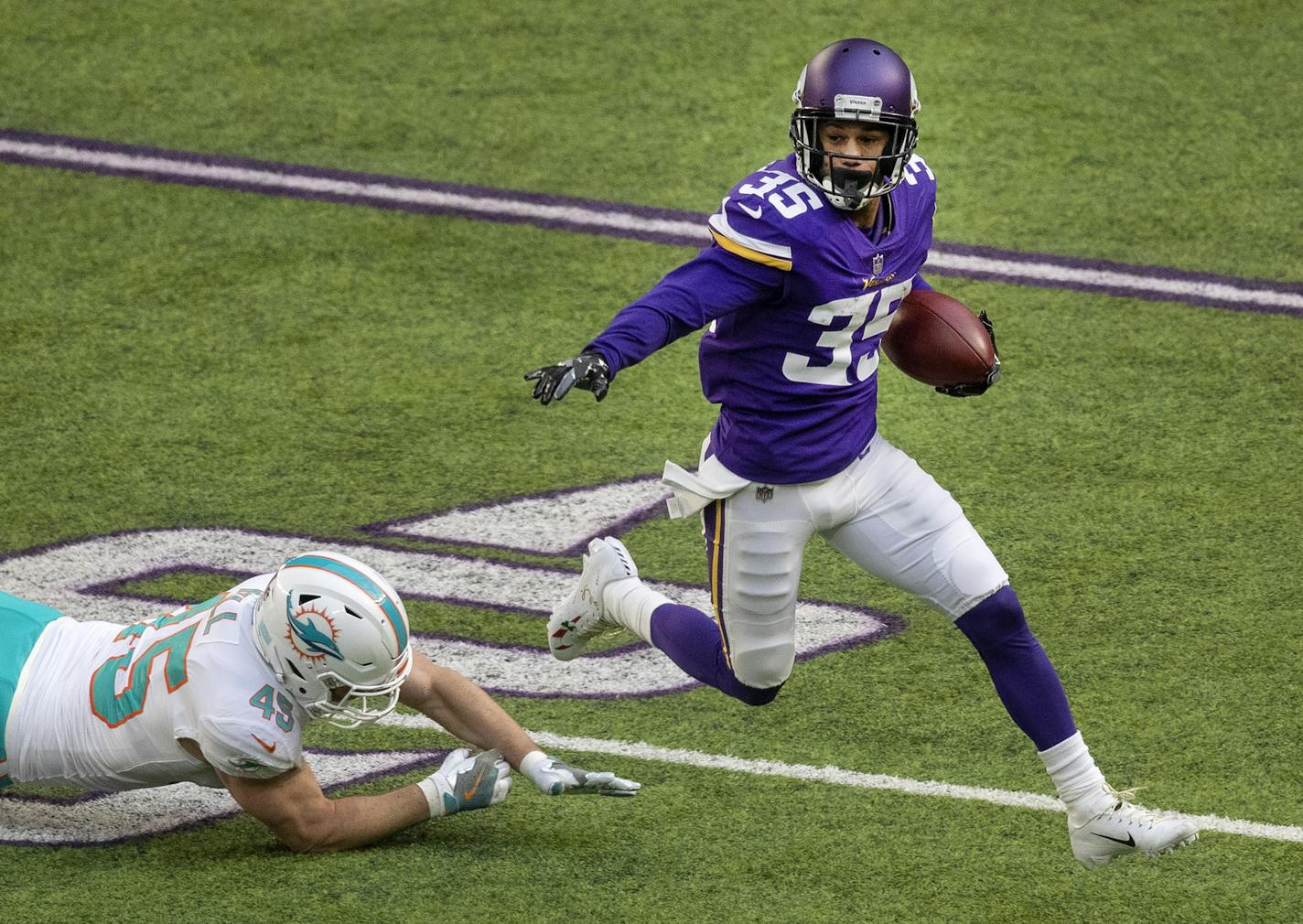 Minnesota Vikings Marcus Sherels. ] CARLOS GONZALEZ &#x2022; cgonzalez@startribune.com &#x2013; Minneapolis, MN &#x2013; December 16, 2018, US Bank Stadium, NFL, Minnesota Vikings vs. Miami Dolphins