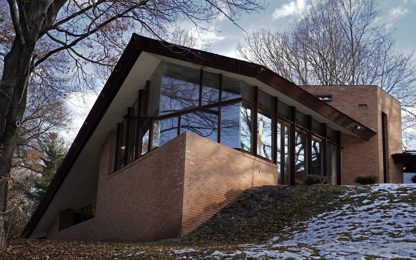 Frank Lloyd House in St. Louis Park that's being remodeled.] BRIAN PETERSON &#xef; brian.peterson@startribune.com
St. Louis Park, MN 12/18/2018