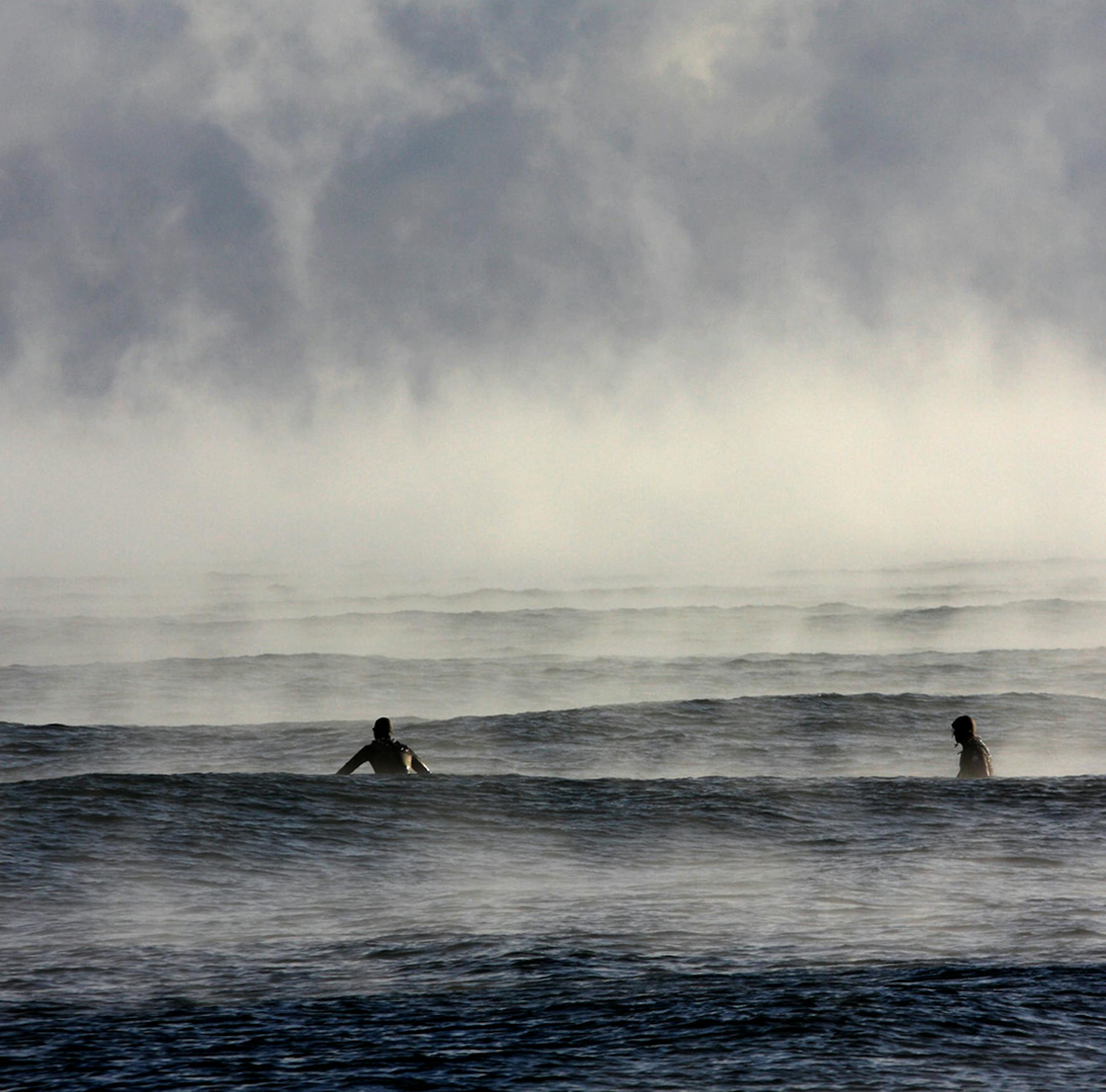 Surfing Lake Superior
