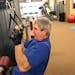 Greg Genetti used the weight machines at the Eden Prairie Community Center. The renovated fitness area has new cardio equipment, free weights and more